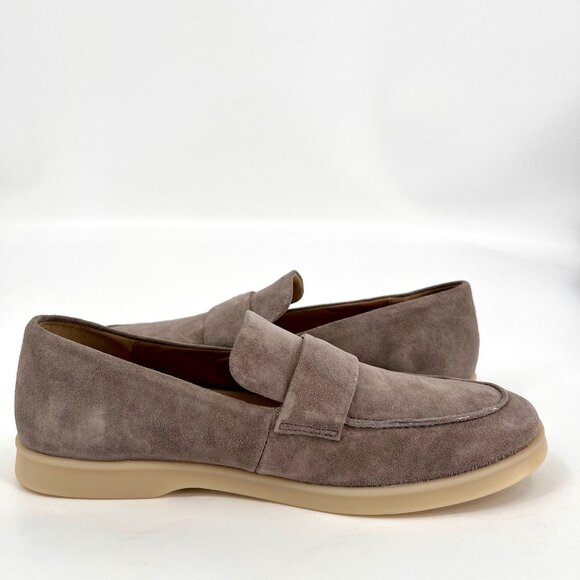 Vince Big Sur Suede Loafer Size 8.5M Smoke Grey Leather Lining Arch Support main image 9